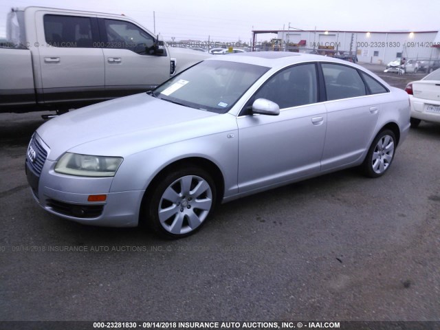 WAUDG74F85N104540 - 2005 AUDI A6 3.2 QUATTRO SILVER photo 2