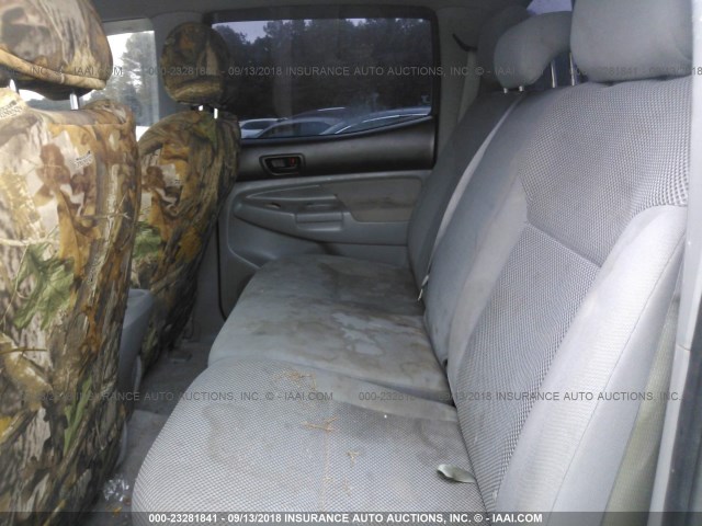 3TMLU42N06M003715 - 2006 TOYOTA TACOMA DOUBLE CAB ლურჯი ფოტო 8