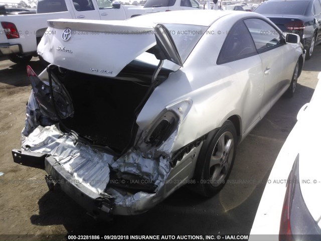 4T1CA30P46U079324 - 2006 TOYOTA CAMRY SOLARA SE/SLE ვერცხლისფერი ფოტო 4