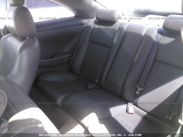 4T1CA30P46U079324 - 2006 TOYOTA CAMRY SOLARA SE/SLE ვერცხლისფერი ფოტო 8