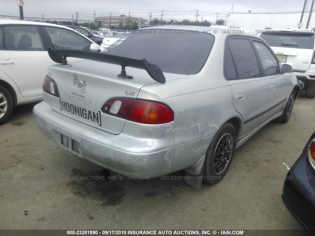 1NXBR12E9XZ203948 - 1999 TOYOTA COROLLA VE/CE/LE 银色 照片 4