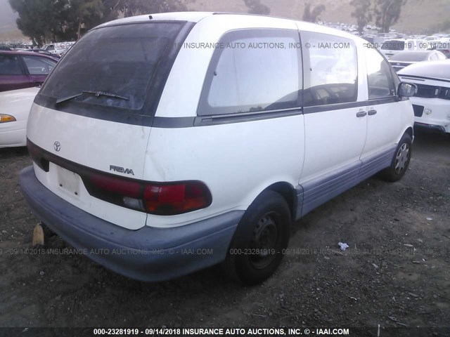 JT3AC11R4M0011205 - 1991 TOYOTA PREVIA DLX WHITE photo 4