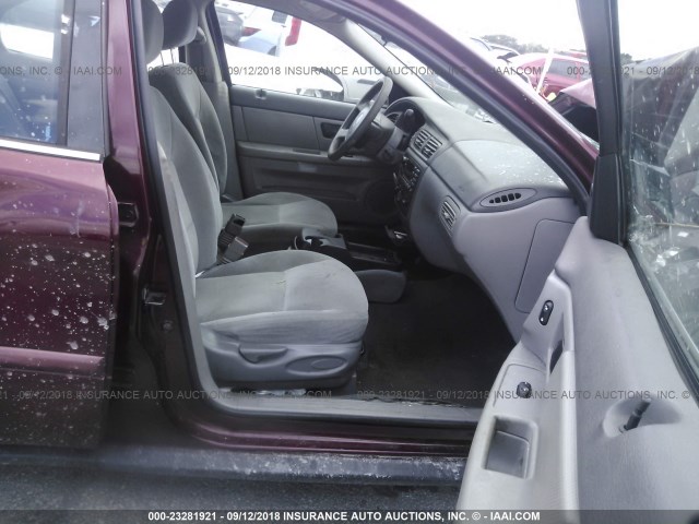 1MEFM50U44A611162 - 2004 MERCURY SABLE GS BURGUNDY photo 5