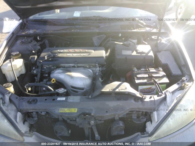 4T1BE32K74U827353 - 2004 TOYOTA CAMRY LE/XLE/SE Қоңыр фото 10