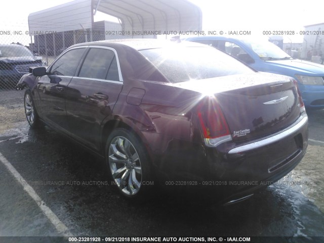 2C3CCAAG3JH320209 - 2018 CHRYSLER 300 TOURING BURGUNDY photo 3