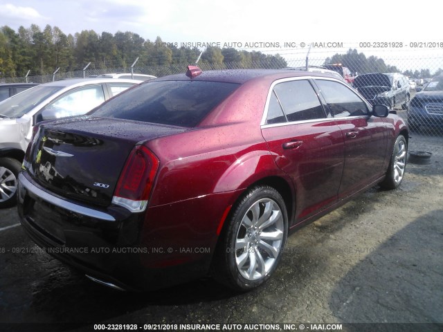 2C3CCAAG3JH320209 - 2018 CHRYSLER 300 TOURING BURGUNDY photo 4