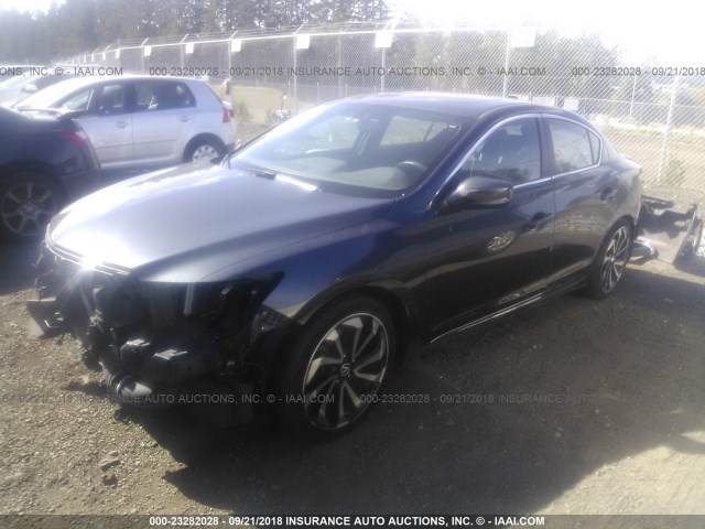 19UDE2F8XGA010049 - 2016 ACURA ILX PREMIUM STYLE/TECH STYLE BLACK photo 2