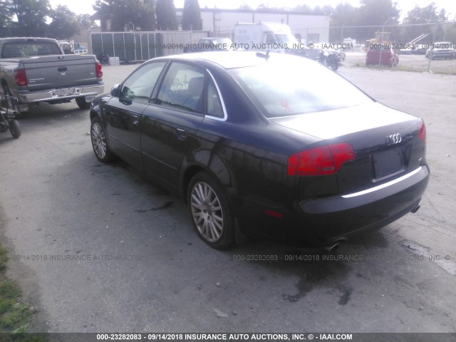 WAUDF78E66A222695 - 2006 AUDI A4 2.0T QUATTRO BLACK photo 3