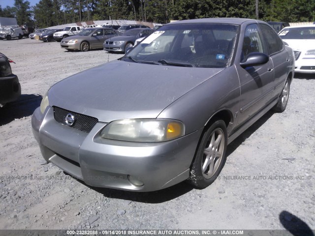 3N1AB51D92L705966 - 2002 NISSAN SENTRA SE-R SPEC V GRAY photo 2