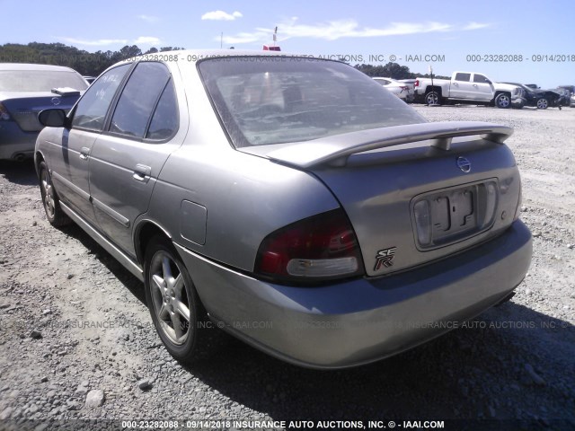 3N1AB51D92L705966 - 2002 NISSAN SENTRA SE-R SPEC V GRAY photo 3