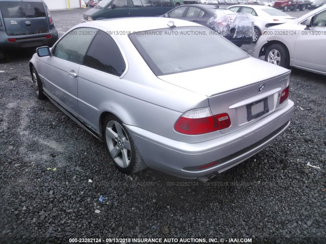 WBABV13414JT21041 - 2004 BMW 325 CI SULEV SILVER photo 3