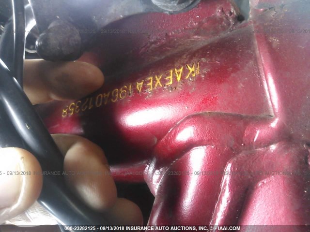 JKAEXEA196A012358 - 2006 KAWASAKI EX650 A6F SILVER photo 10