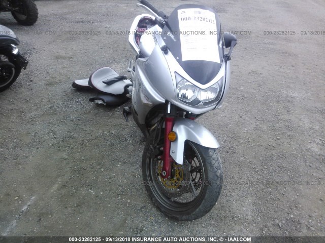 JKAEXEA196A012358 - 2006 KAWASAKI EX650 A6F SILVER photo 5