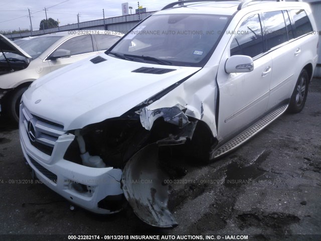 4JGBF71E97A142860 - 2007 MERCEDES-BENZ GL 450 4MATIC WHITE photo 6