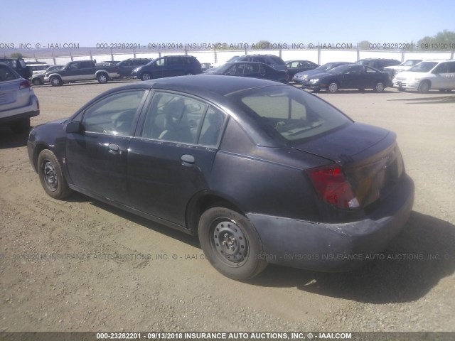 1G8AG52F84Z184257 - 2004 SATURN ION LEVEL 1 BLACK photo 3