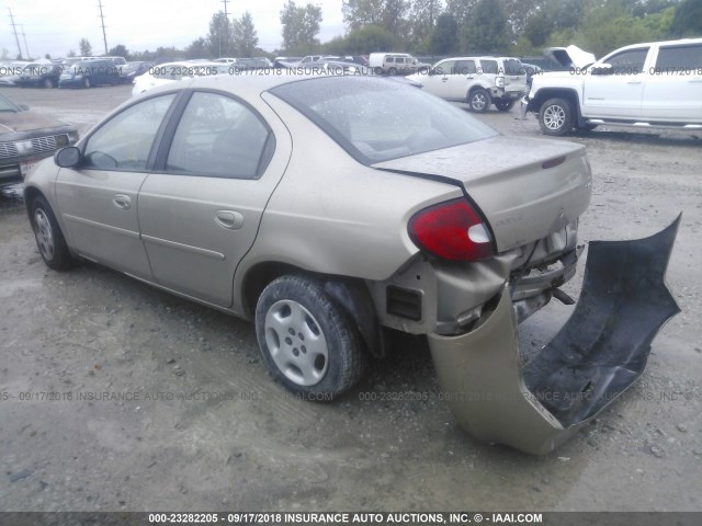 1B3ES26C22D618737 - 2002 DODGE NEON Dark Brown photo 3