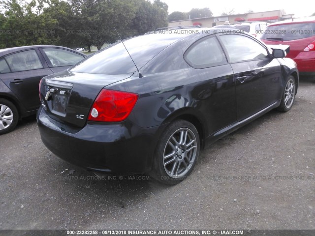 JTKDE167460074682 - 2006 TOYOTA SCION TC 黑色 照片 4