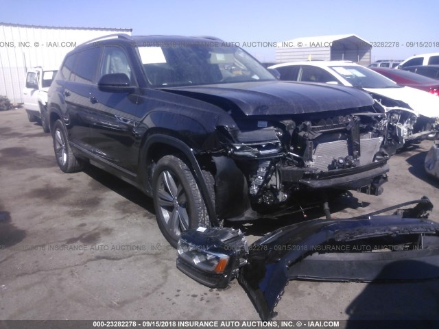 1V2PR2CAXJC521486 - 2018 VOLKSWAGEN ATLAS SE BLACK photo 1