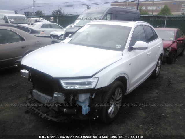 WA1JCCFS7JR010313 - 2018 AUDI Q3 PREMIUM PLUS WHITE photo 2