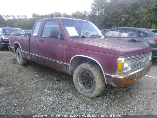 1GCCS19R5N2134562 - 1992 CHEVROLET S TRUCK S10 RED photo 1