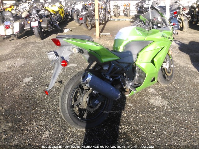 JKAEXMJ13CDAB8031 - 2012 KAWASAKI EX250 J GREEN photo 4