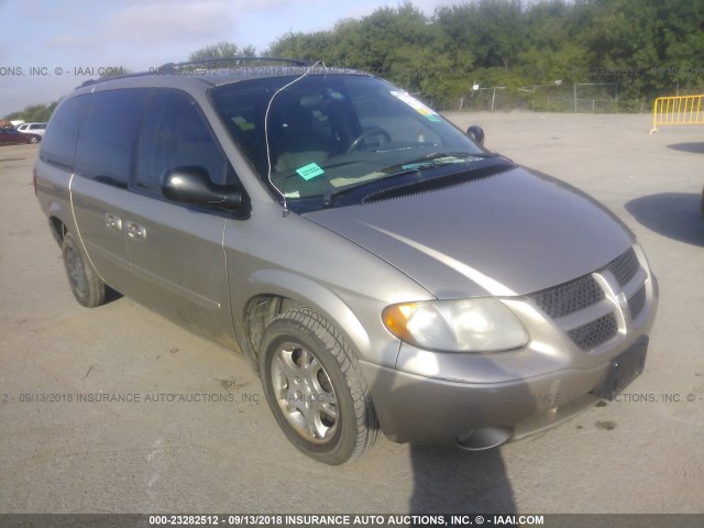 2D4GP44L54R574968 - 2004 DODGE GRAND CARAVAN SXT TAN photo 1