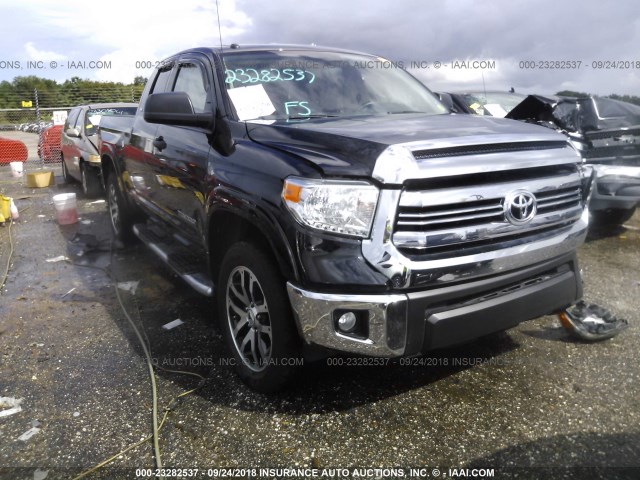 5TFRM5F16HX113494 - 2017 TOYOTA TUNDRA DOUBLE CAB SR/SR5 BLACK photo 1