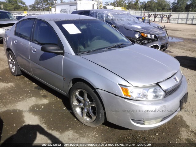 1G8AL52F53Z124222 - 2003 SATURN ION LEVEL 3 SILVER photo 1