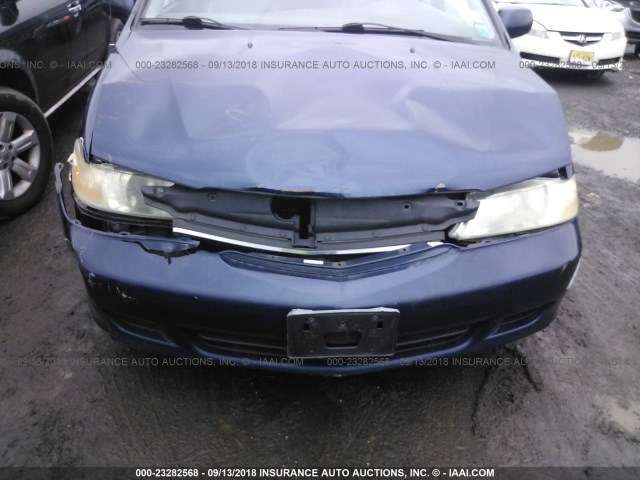 5FNRL18074B079120 - 2004 HONDA ODYSSEY EXL BLUE photo 6