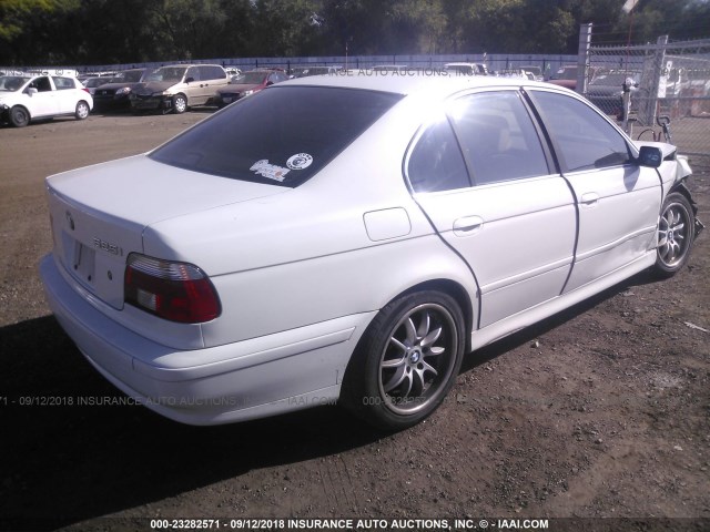 WBADT43481GX26094 - 2001 BMW 525 I AUTOMATIC WHITE photo 4