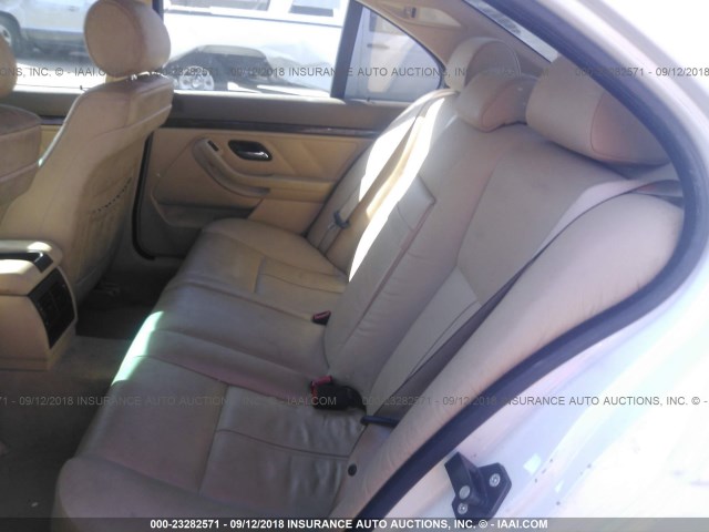 WBADT43481GX26094 - 2001 BMW 525 I AUTOMATIC WHITE photo 8