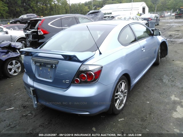 JTKDE167080222541 - 2008 TOYOTA SCION TC 蓝色 照片 4