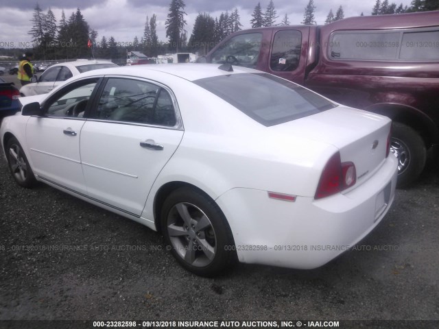 1G1ZD5E09CF380421 - 2012 CHEVROLET MALIBU 2LT WHITE photo 3