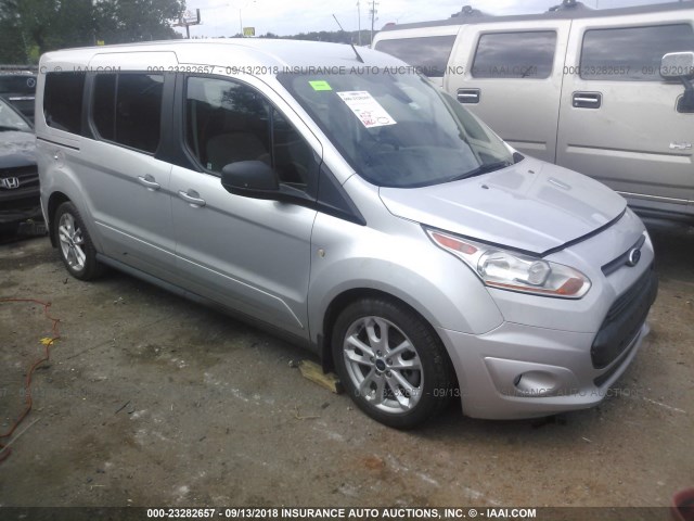 NM0GS9F75E1136205 - 2014 FORD TRANSIT CONNECT XLT SILVER photo 1