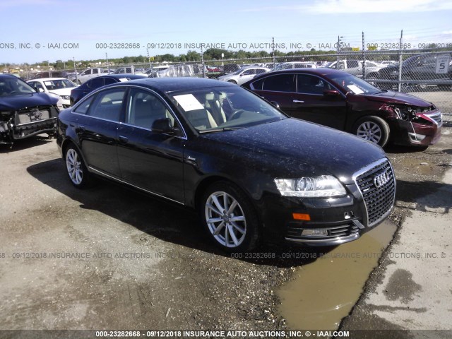 WAUKGAFB2AN081927 - 2010 AUDI A6 PRESTIGE შავი ფოტო 1