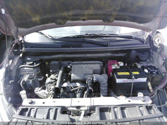 ML32F3FJ8HHF15890 - 2017 MITSUBISHI MIRAGE G4 ES მუქწითელი ფოტო 10