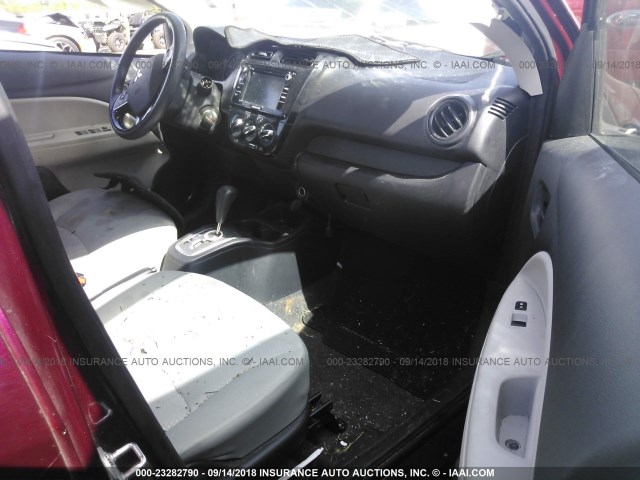 ML32F3FJ8HHF15890 - 2017 MITSUBISHI MIRAGE G4 ES მუქწითელი ფოტო 5