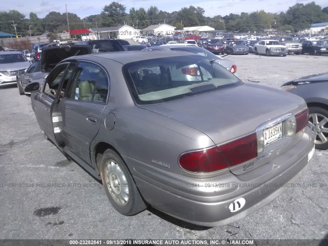 1G4HR54K81U269628 - 2001 BUICK LESABRE LIMITED TAN photo 3