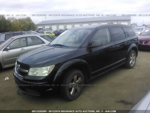 3D4GG57V39T526408 - 2009 DODGE JOURNEY SXT BLACK photo 2