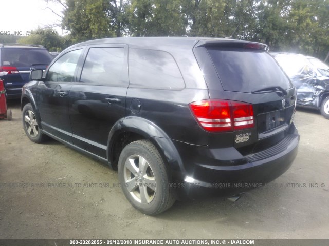 3D4GG57V39T526408 - 2009 DODGE JOURNEY SXT BLACK photo 3