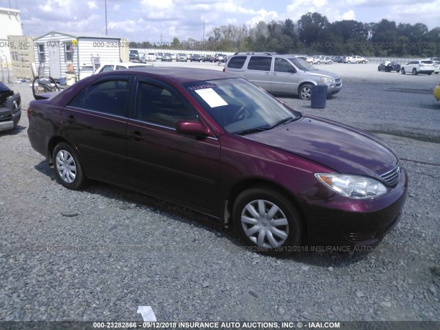 4T1BE32KX6U134294 - 2006 TOYOTA CAMRY LE/XLE/SE RED photo 1