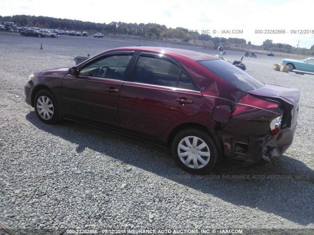 4T1BE32KX6U134294 - 2006 TOYOTA CAMRY LE/XLE/SE RED photo 3