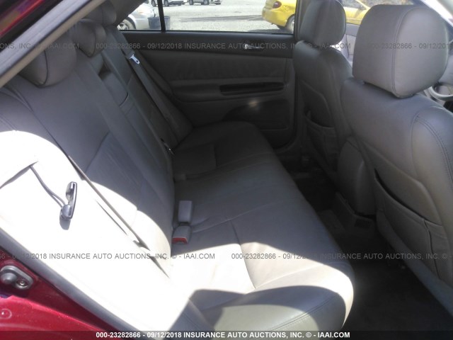 4T1BE32KX6U134294 - 2006 TOYOTA CAMRY LE/XLE/SE RED photo 8