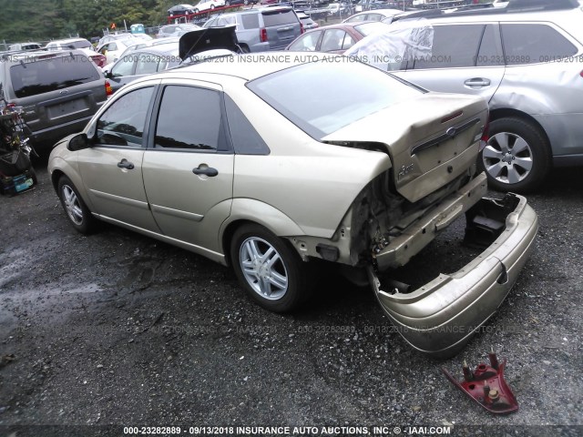 1FAFP34P62W241596 - 2002 FORD FOCUS SE/SE COMFORT GOLD photo 3