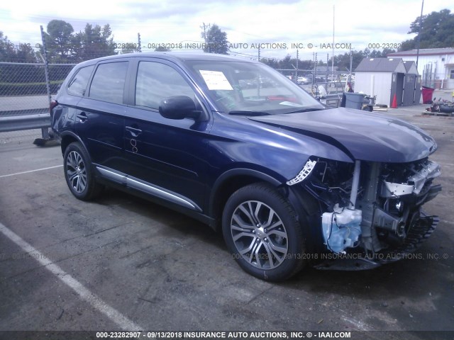 JA4AD2A35JZ055757 - 2018 MITSUBISHI OUTLANDER ES ლურჯი ფოტო 1