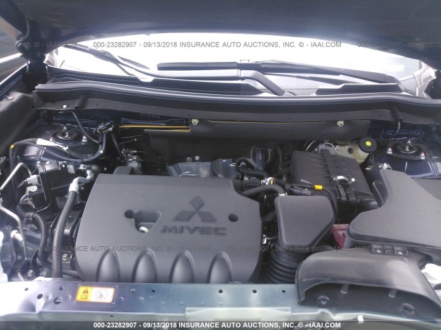 JA4AD2A35JZ055757 - 2018 MITSUBISHI OUTLANDER ES ლურჯი ფოტო 10