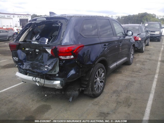JA4AD2A35JZ055757 - 2018 MITSUBISHI OUTLANDER ES ლურჯი ფოტო 4