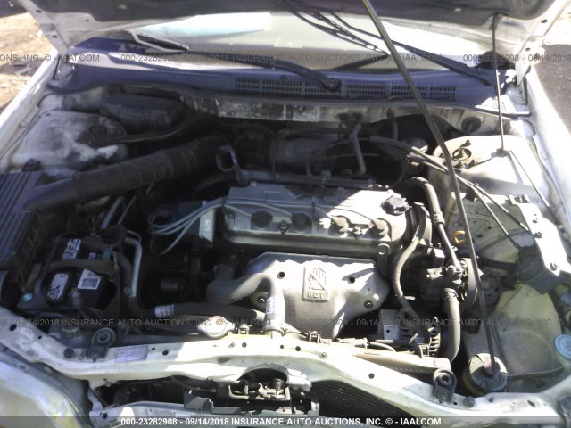 JHMCG5643XC000954 - 1999 HONDA ACCORD LX WHITE photo 10