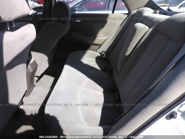 JHMCG5643XC000954 - 1999 HONDA ACCORD LX WHITE photo 8