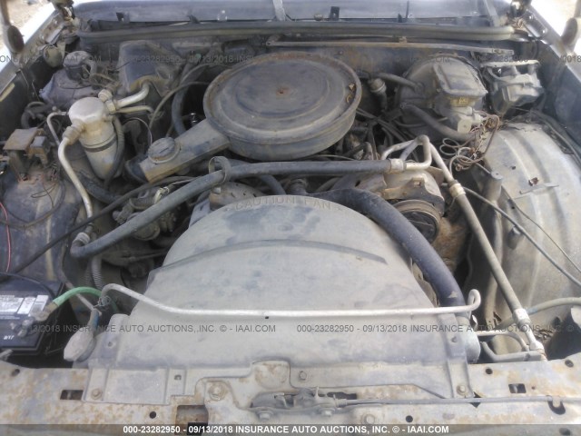 1G1GZ37Z6GR175555 - 1986 CHEVROLET MONTE CARLO  SILVER photo 10